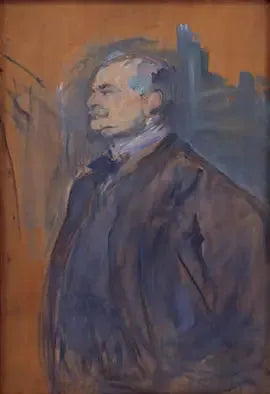 Michel Manzin muotokuva - Henri de Toulouse-Lautrec