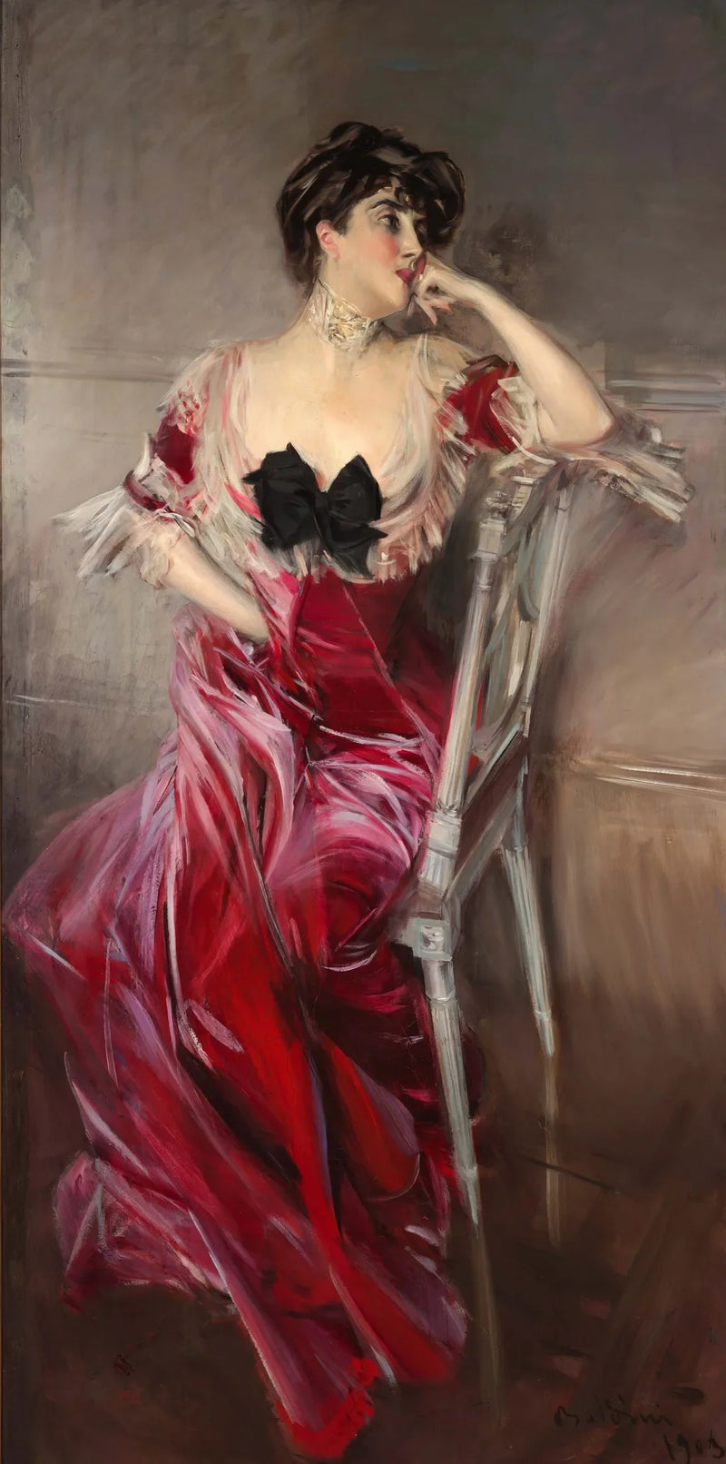Miss Bellin muotokuva - Giovanni Boldini