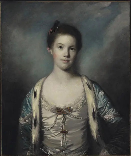 Miss Bridget Morrisin muotokuva, tuleva vaimo Robert Morris de Tredegarilta - Joshua Reynolds