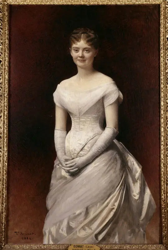 Mademoiselle Denouille - Léon Bonnat - Öljymaalaus reproduktio