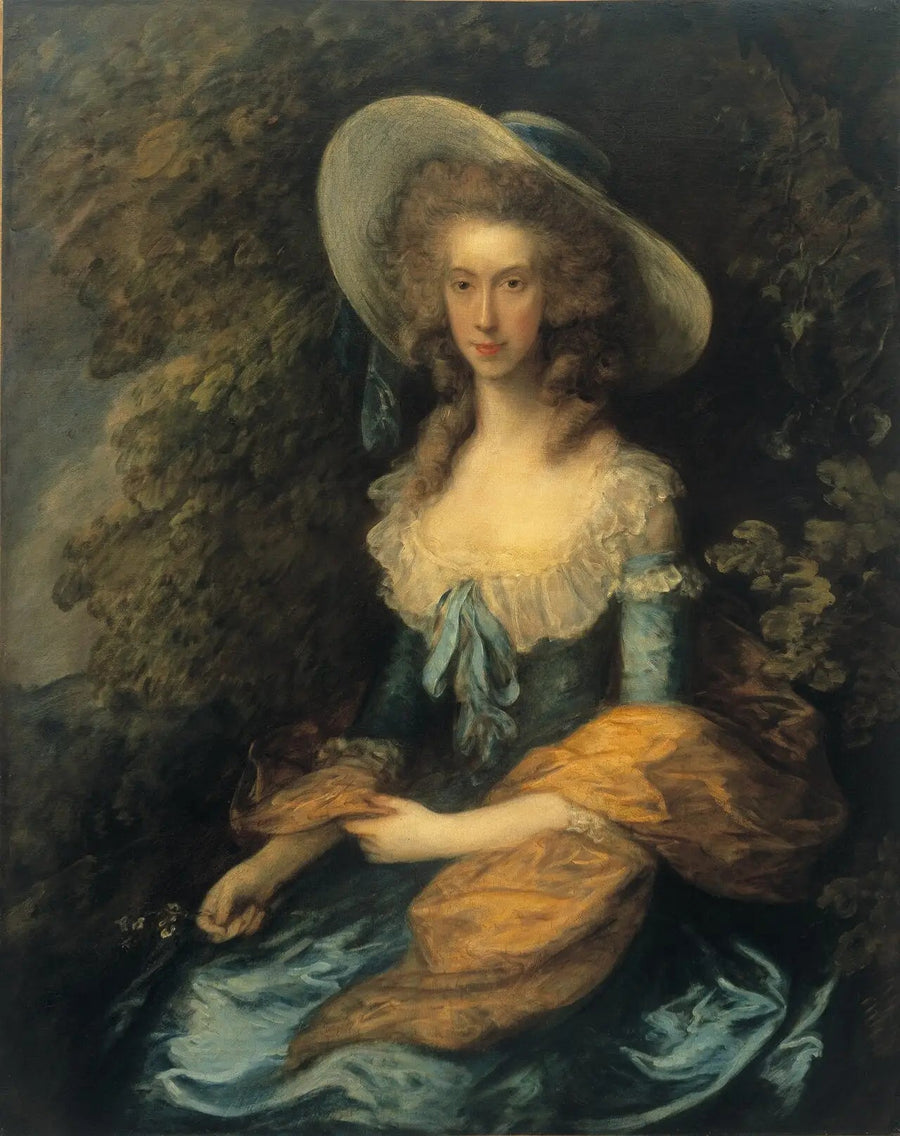 Mademoiselle Evansin muotokuva - Thomas Gainsborough