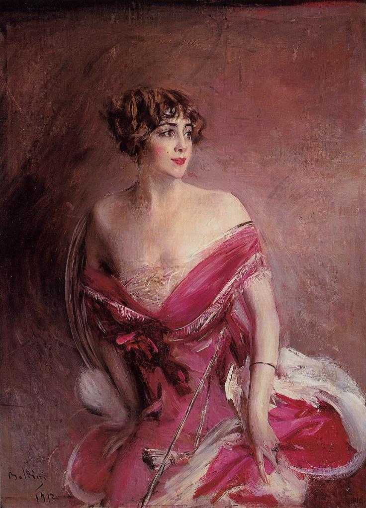 Mlle. de Gillespie'n muotokuva, Biarritzin nainen - Giovanni Boldini