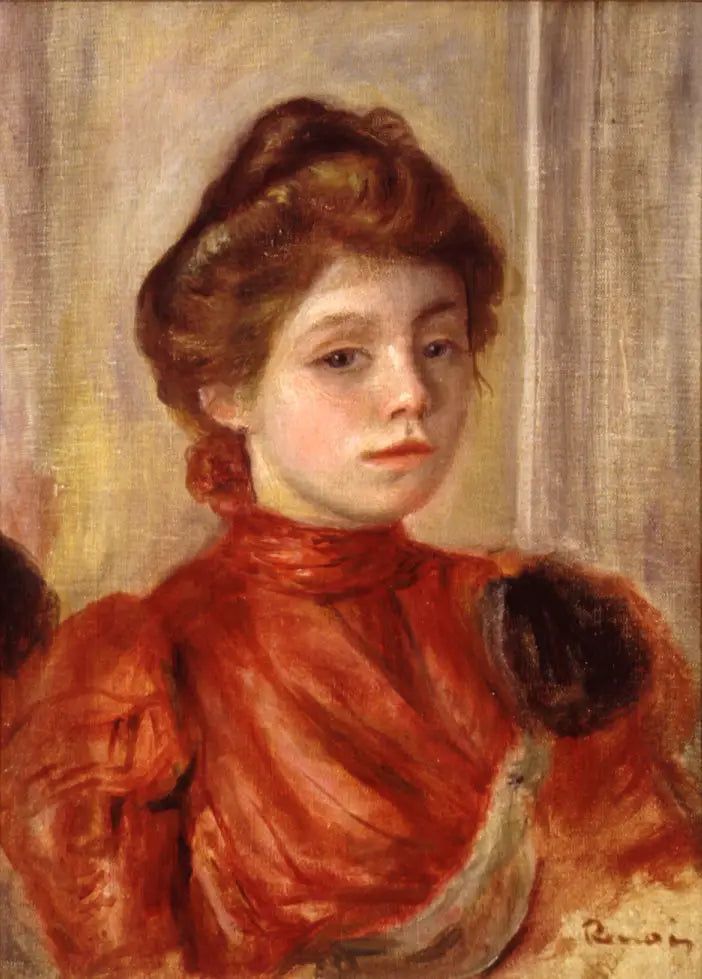 Portrait de Mlle Lerolle - Pierre-Auguste Renoir image 1 reproduction artisanale de tableau