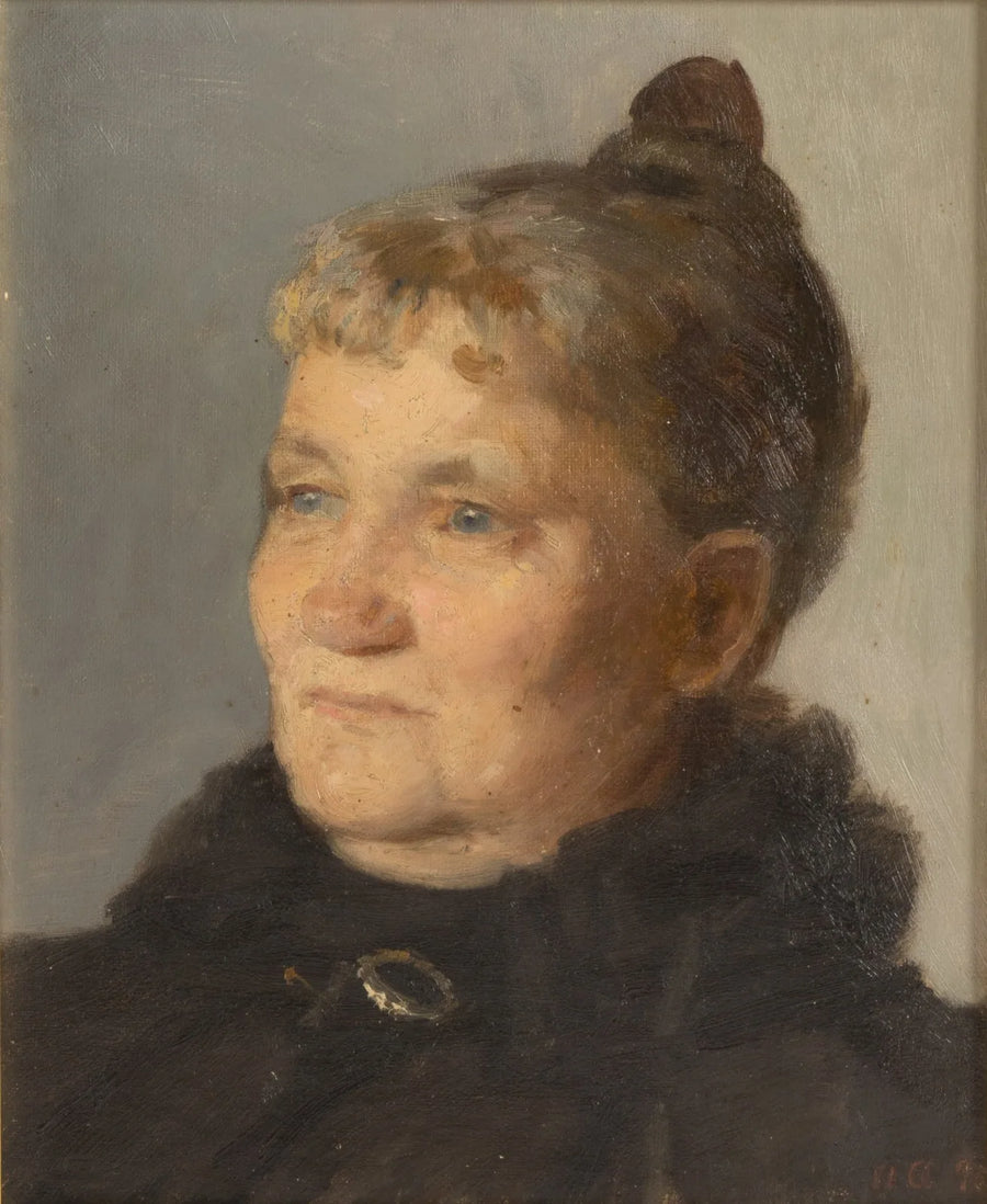 Rouva Adel Gunden muotokuva. -Anna Ancher