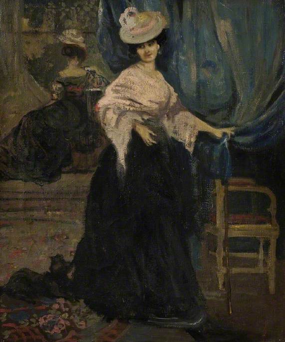 Mme Amy Halford'n muotokuva - Charles Conder