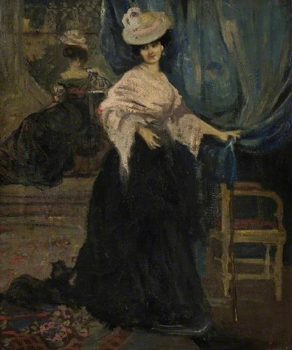 Mme Amy Halford'n muotokuva - Charles Conder