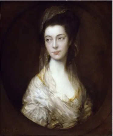 Muotokuva Mme Christopher Hortonista (1743-1808), tulevasta Cumberlandin herttuattaresta - Thomas Gainsborough