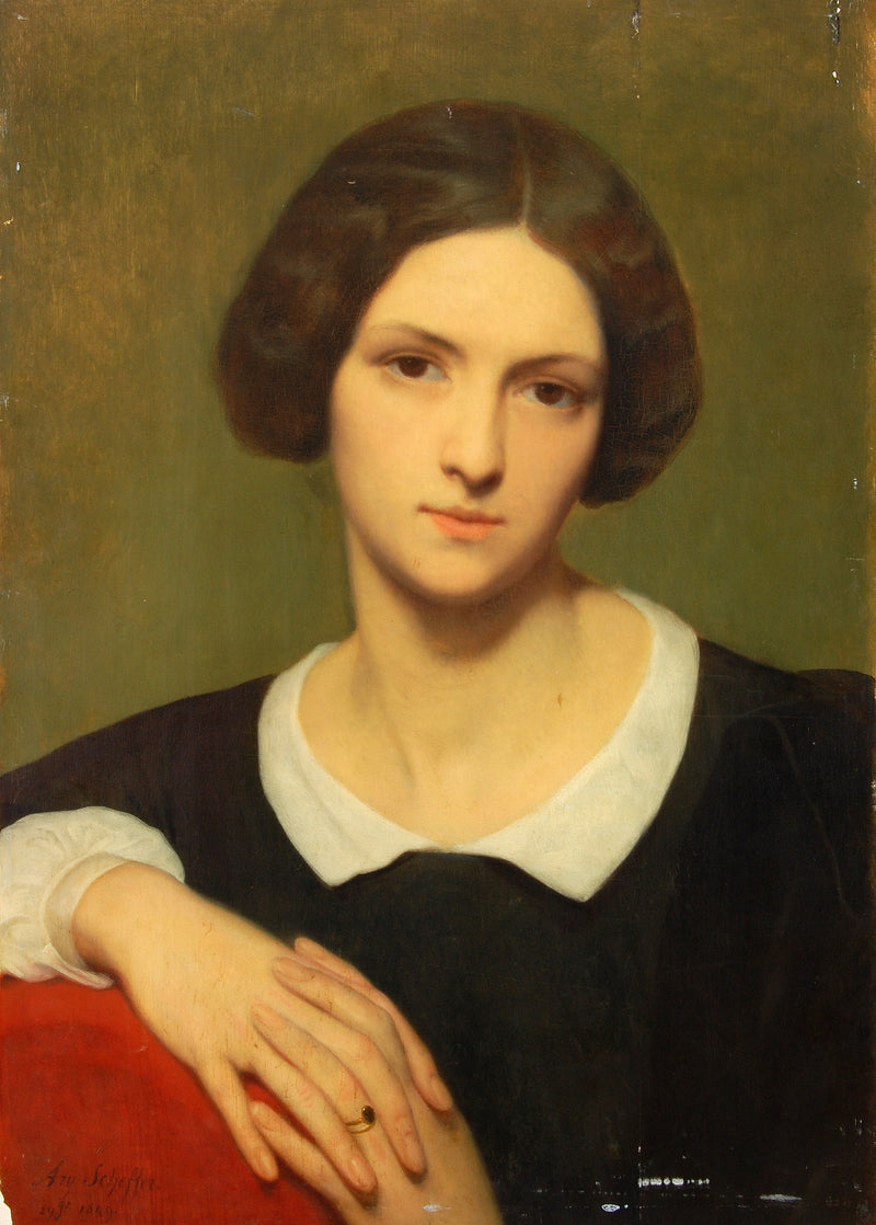 Rouva Cornelia Marjolinin, syntynyt Scheffer, muotokuva 19-vuotiaana - Ary Scheffer