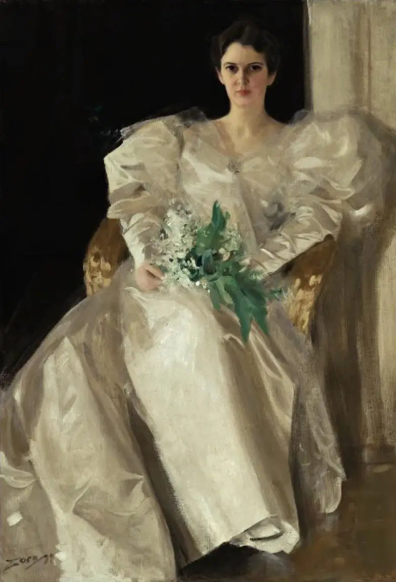 Mme Eben Richardsin muotokuva - Anders Zorn