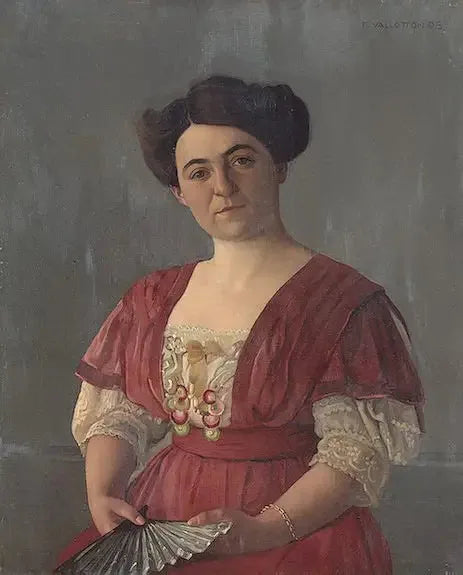 Mme Haasenin muotokuva - Félix Vallotton