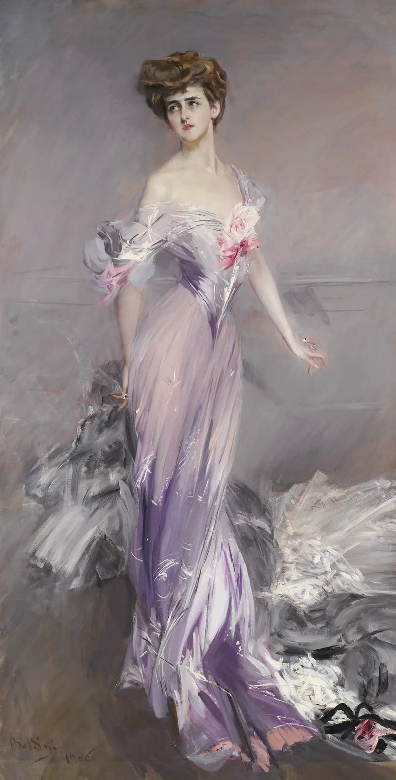 Mme Howard Johnstonin muotokuva - Giovanni Boldini