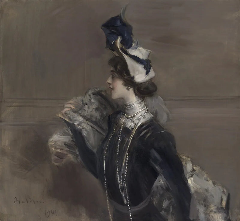 Mme. Lina Cavalieri - Giovanni Boldini - Muotokuva