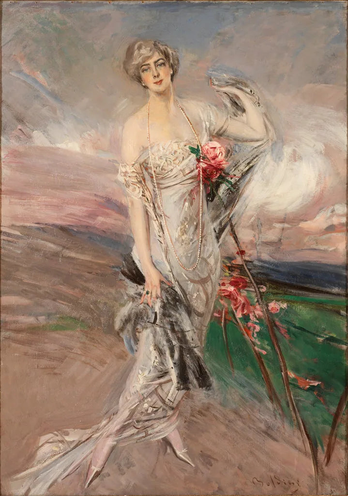 Mme Peter Cooper Hewittin muotokuva - Giovanni Boldini
