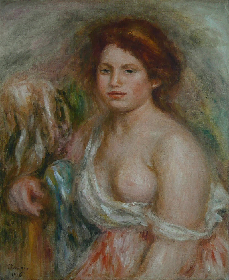 Rintakuva mallista - Pierre-Auguste Renoir