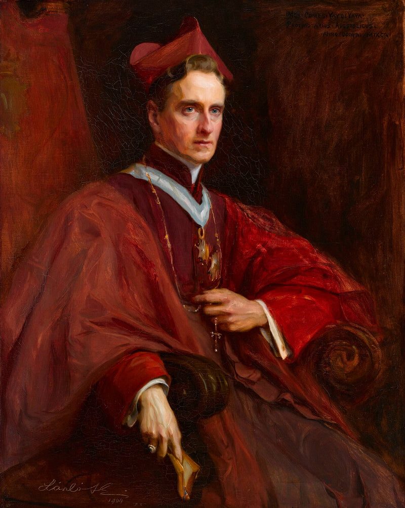 Monseigneur kreivi Vay de Vayan muotokuva, Protonotoire Apostolicus - Philip de La��szlo��