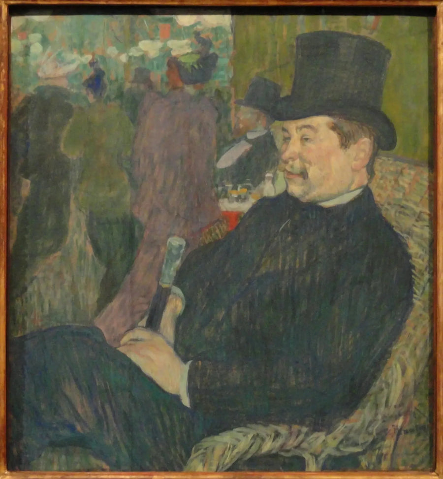 Herra Delaporten muotokuva Pariisin puutarhassa - Henri de Toulouse-Lautrec