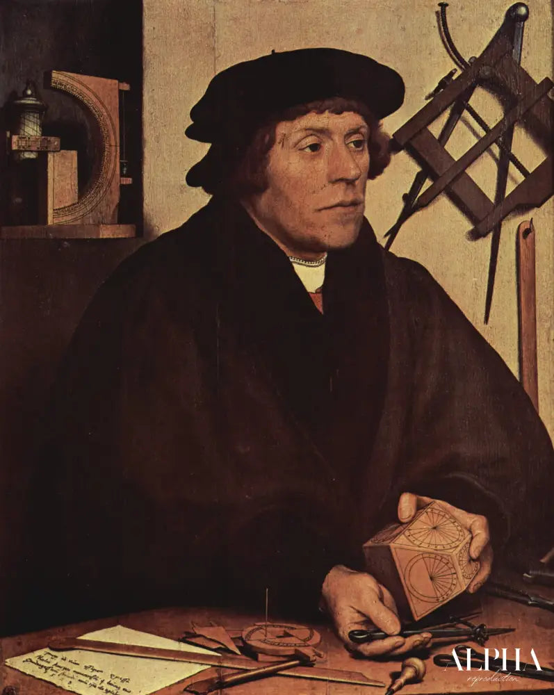 Portrait de Nicholas Kratzer - Hans Holbein le Jeune - Reproductions de tableaux et peintures haut de gamme