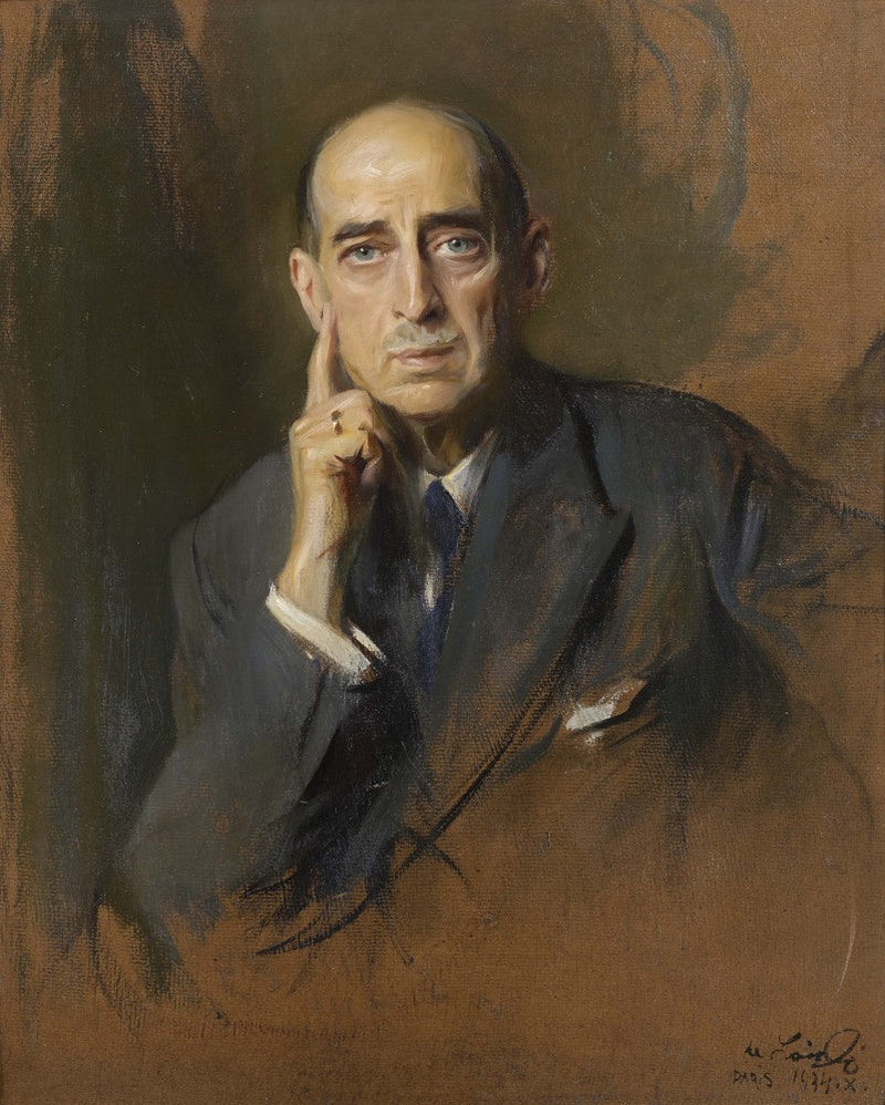 Muotokuva Kreikan ja Tanskan Nikolauksesta (1872-1938), 62-vuotias - Philip de Läszlöš
