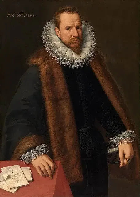 Nicolas de Hellincxin muotokuva, kuninkaan neuvonantaja - Frans Pourbus nuorempi