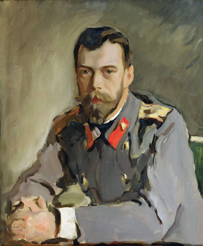Nikolai II:n muotokuva - Valentin Serov