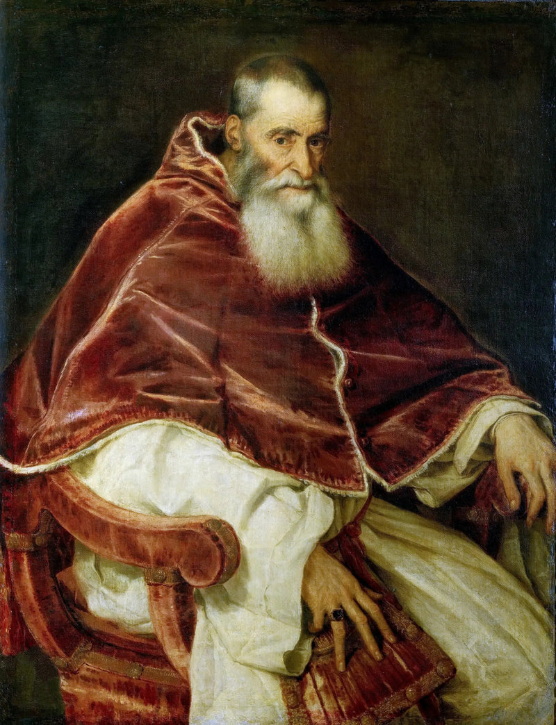Paul III:n muotokuva - Titian