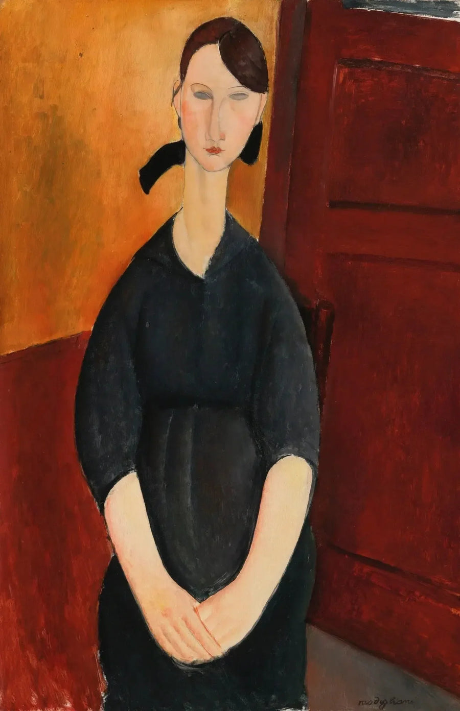 Paulette Jourdainin muotokuva - Amedeo Modigliani