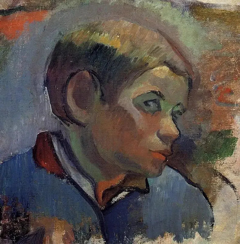 Pienen pojan muotokuva - Paul Gauguin