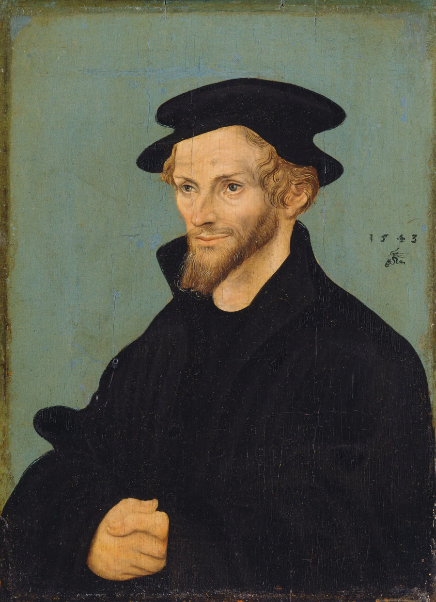 Philipp Mélanchthonin muotokuva - Lucas Cranach vanhempi