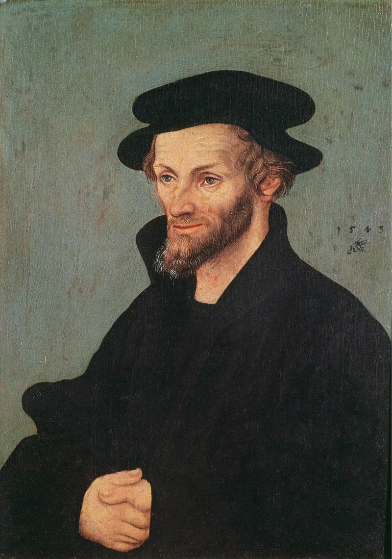 Philipp Melanchtonin muotokuva - Lucas Cranach vanhempi