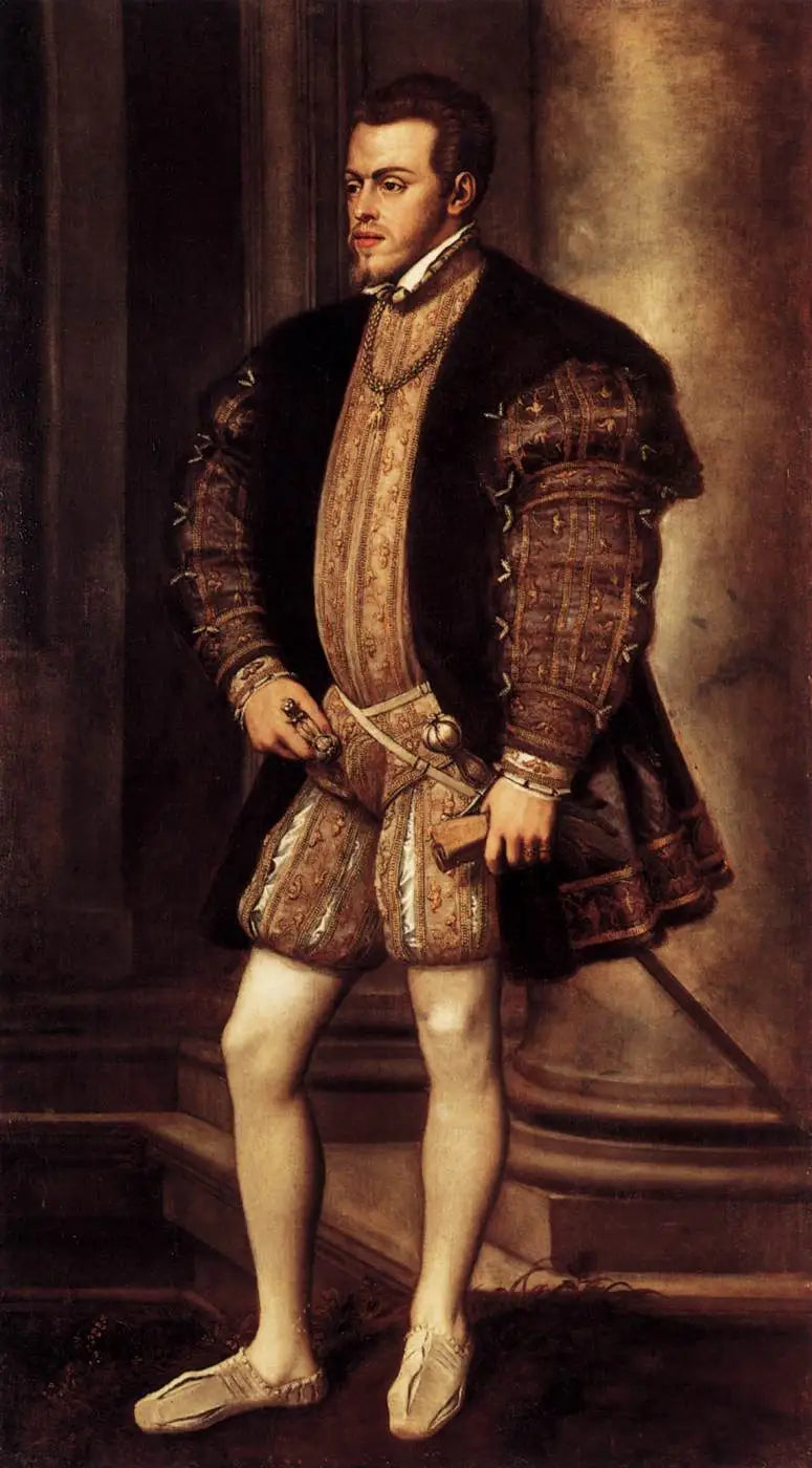 Philipp II:n muotokuva - Titian