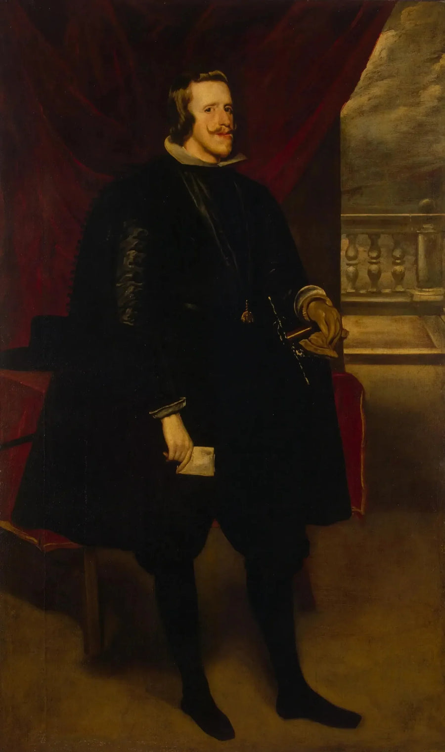 Philippe IV:n muotokuva, Espanjan kuningas - Diego Velázquez