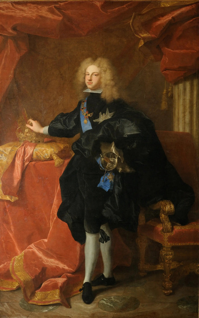 Philippe V:n muotokuva, Espanjan kuningas - Hyacinthe Rigaud