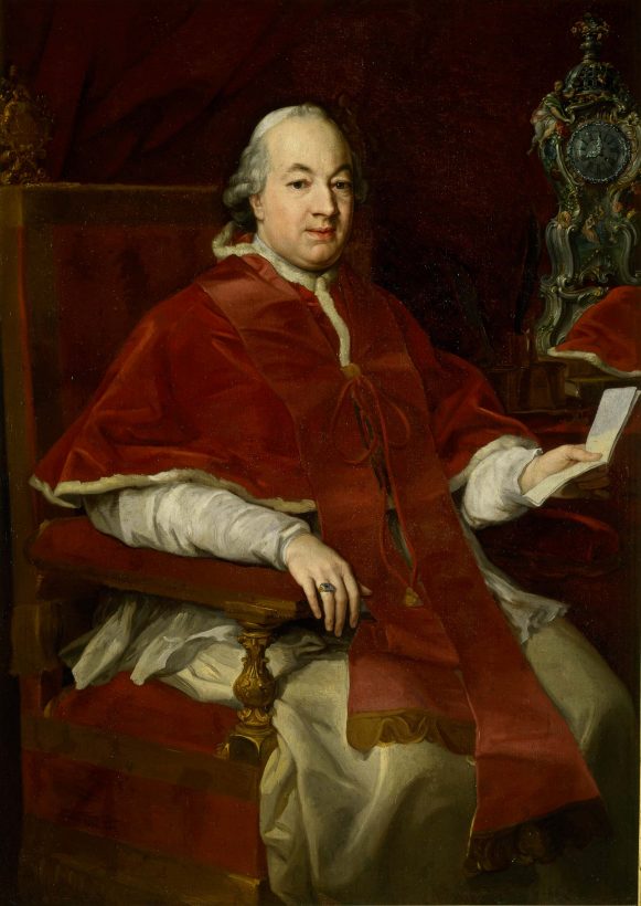 Pie VI:n (Braschi, 1775-1799) muotokuva - Pompeo Batoni