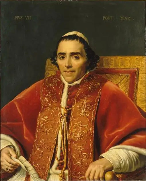 Pius VII:n muotokuva - Jacques-Louis David