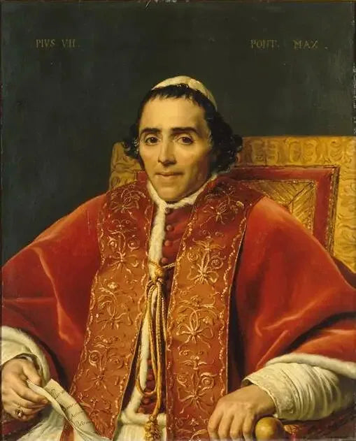 Pius VII:n muotokuva - Jacques-Louis David