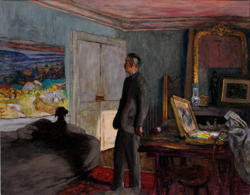 Pierre Bonnardin muotokuva - Édouard Vuillard