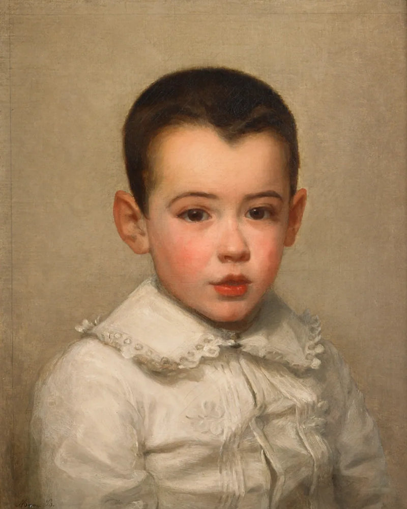 Pierre Bracquemond lapsena - Marie Bracquemond -muotokuva