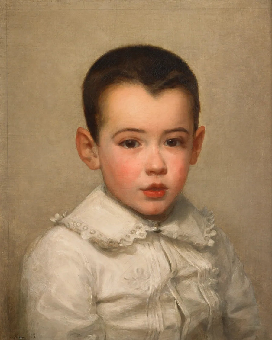 Pierre Bracquemond lapsena - Marie Bracquemond -muotokuva