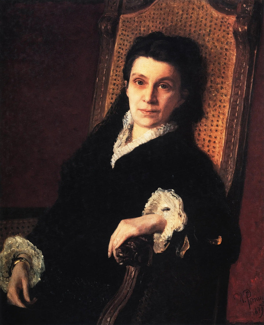 Poliksena Stepanovna Stasovan muotokuva - Ilya Repin
