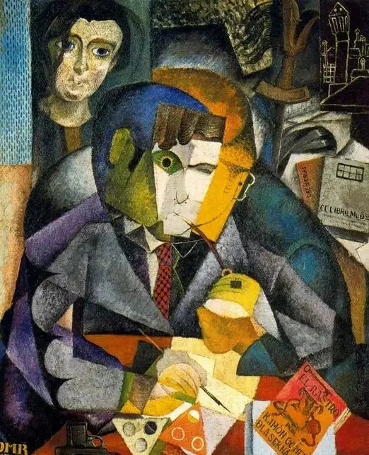 Ramón Gómez de la Serna - Diego Rivera - Muotokuva