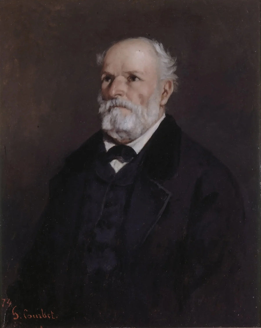 Régis Courbetin muotokuva, taiteilijan isä - Gustave Courbet