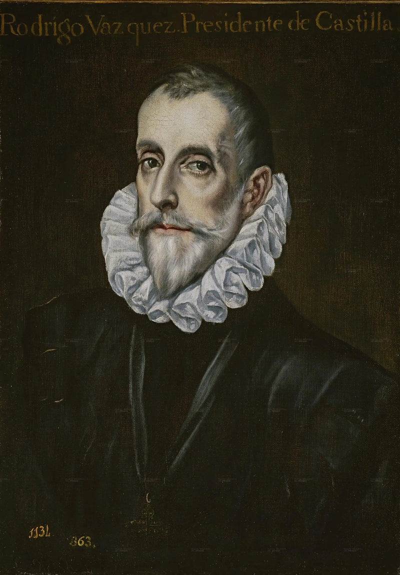 Rodrigo Vázquez de Arcen muotokuva - El Greco