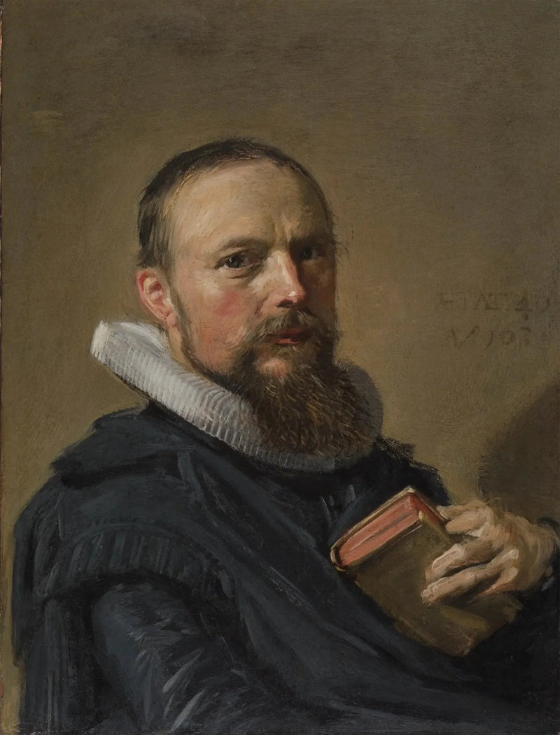 Samuel Ampzingin muotokuva (1590-1632) - Frans Hals
