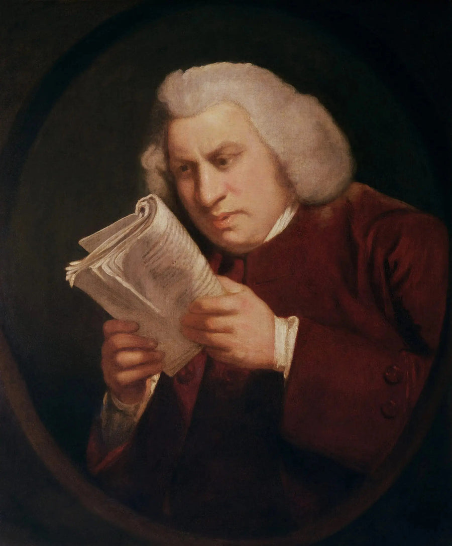 Samuel Johnsonin muotokuva - Joshua Reynolds