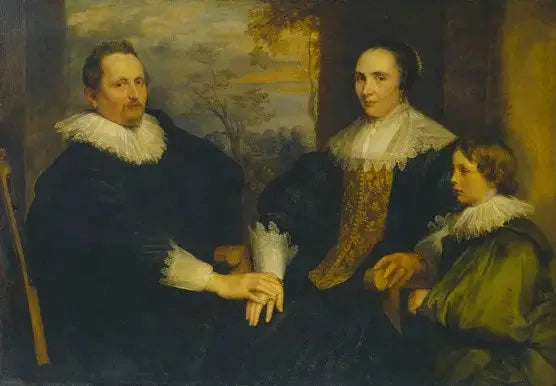 Sebastiaan Leerse, hänen vaimonsa ja hänen poikansa - Antoine van Dyck