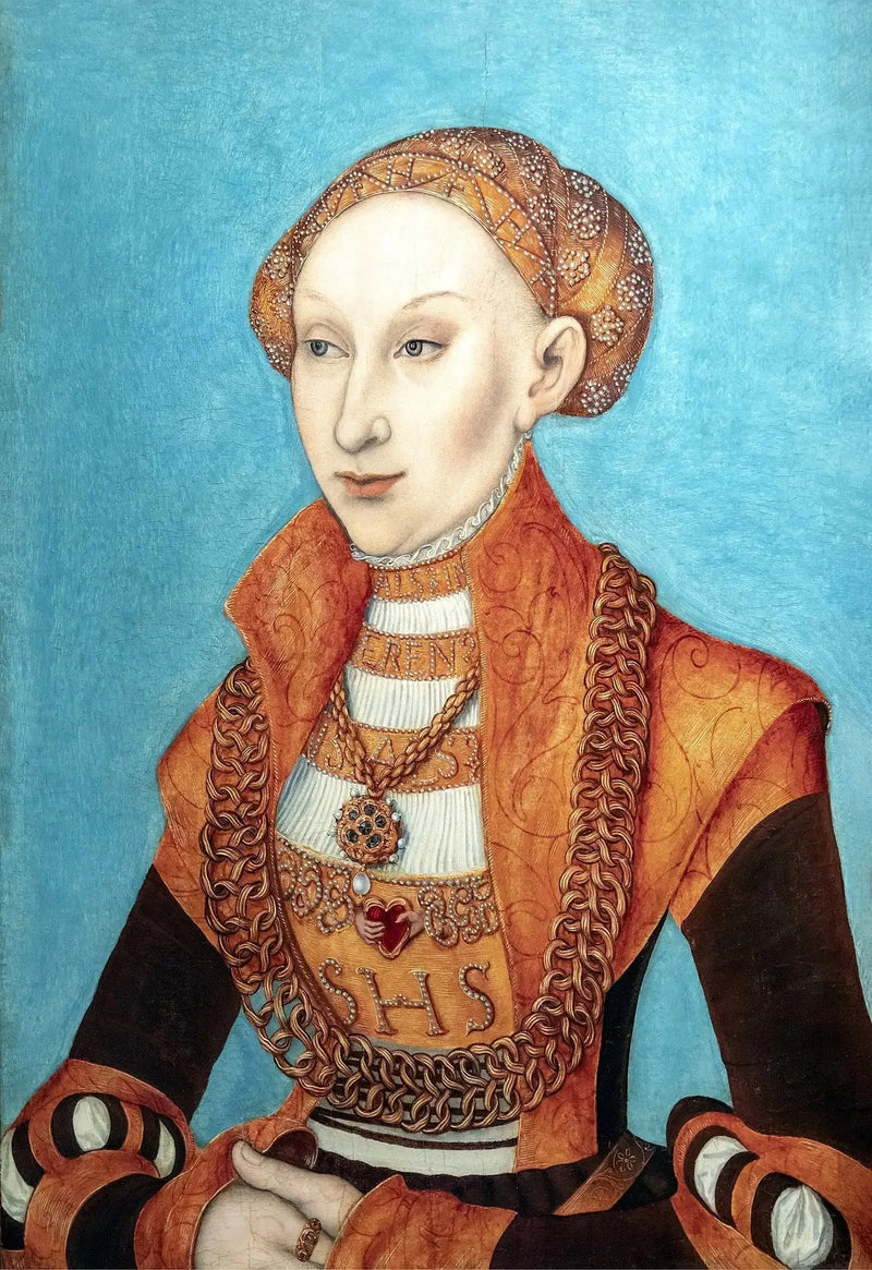 Sibyllen de Clèvesin muotokuva, Saksan vaaliruhtinatar - Lucas Cranach vanhempi
