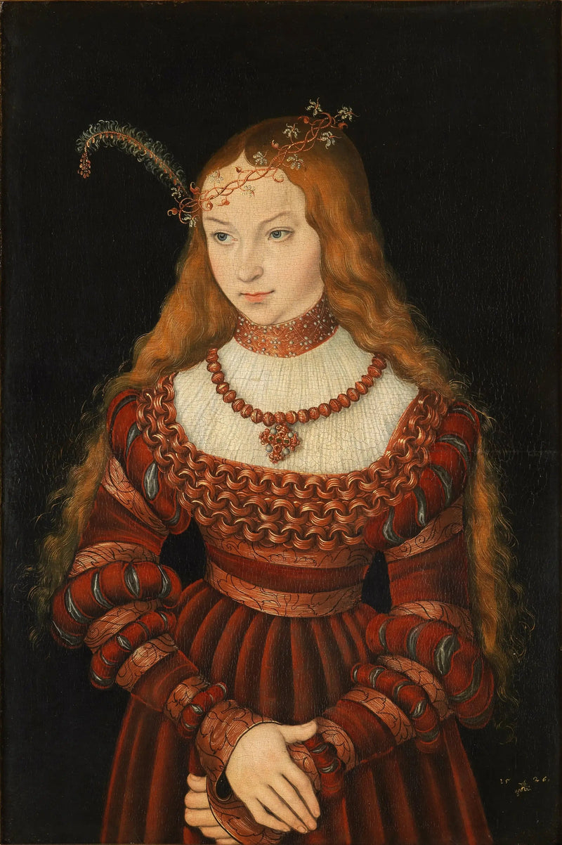 Sibyllen von Cleven muotokuva - Lucas Cranach vanhempi