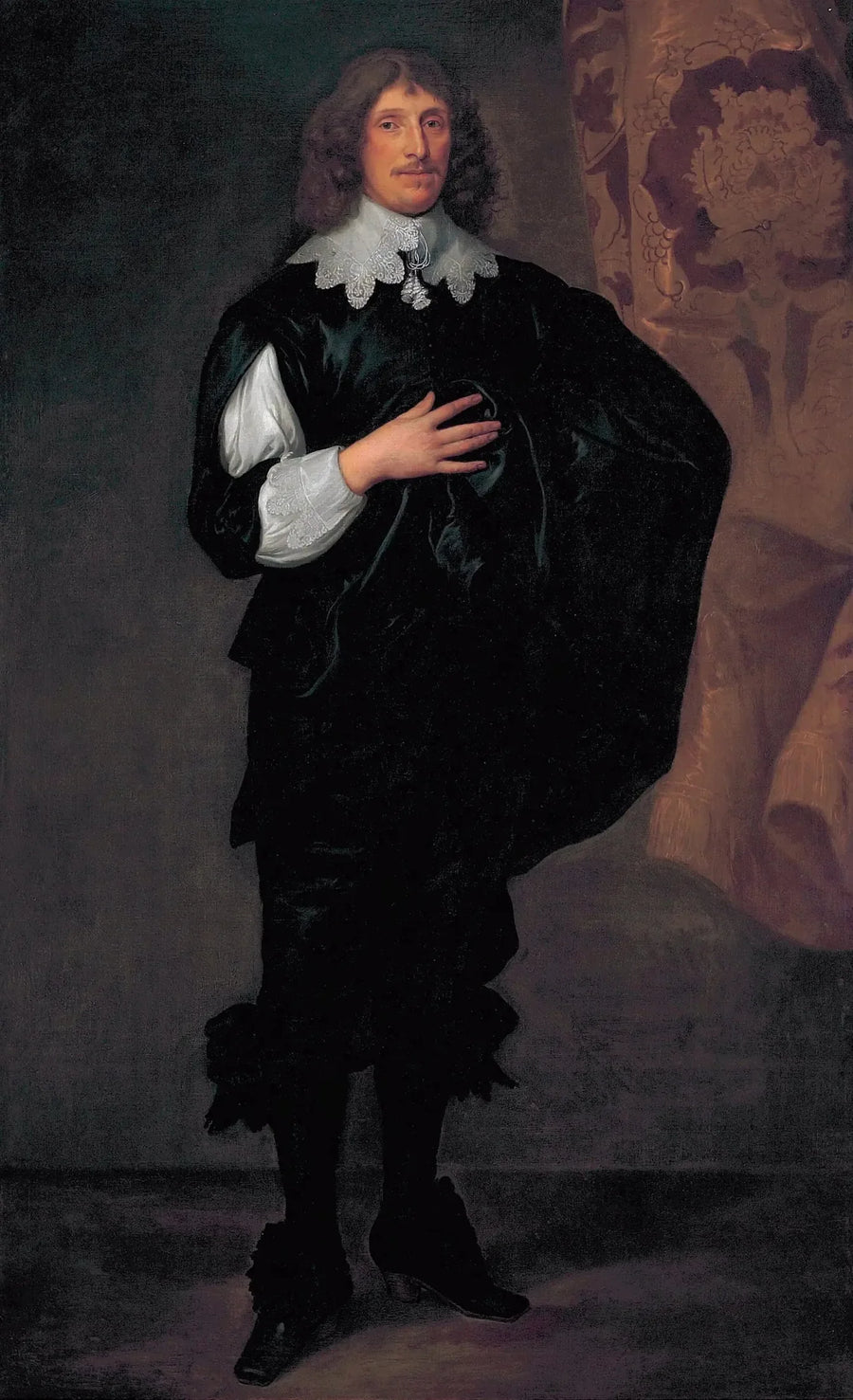 Sir Basil Dixwellin, Tirlinghamin ensimmäinen baronetti, muotokuva (1585-1642) - Antoine van Dyck