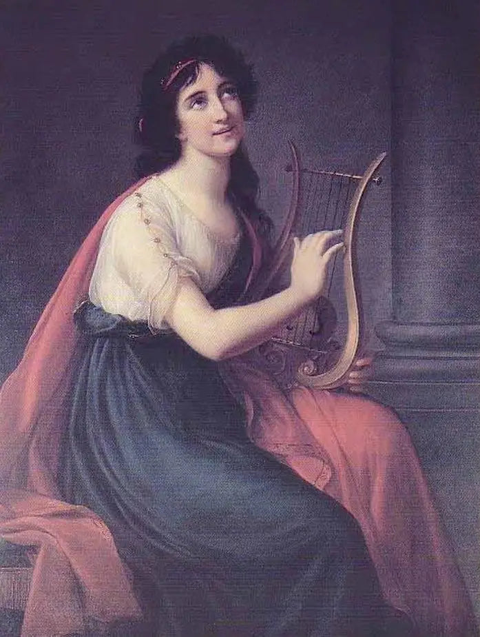Sophia Friesin ja Sapphon muotokuva - Élisabeth Vigée Le Brun