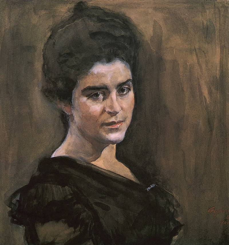 Sophie Dragomirova-Lukomskajan muotokuva - Valentin Serov